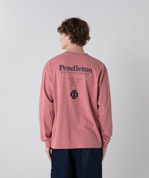 PENDLETON（ペンドルトン）の「ドライタッチコットン バックプリント×刺繍ロングスリーブTシャツ（Tシャツ/カットソー）」