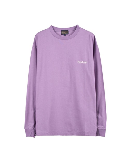 PENDLETON（ペンドルトン）の「ドライタッチコットン バックプリント×刺繍ロングスリーブTシャツ（Tシャツ/カットソー・メンズ・オフホワイト/ローズ/ライラック/ブラック・SMALL/X-LARGE/MEDIUM/LARGE）」の17枚目の写真