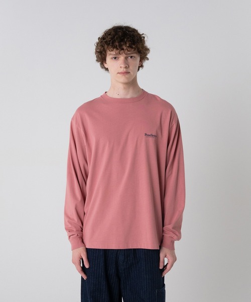 PENDLETON（ペンドルトン）の「ドライタッチコットン バックプリント×刺繍ロングスリーブTシャツ（Tシャツ/カットソー・メンズ・オフホワイト/ローズ/ライラック/ブラック・SMALL/X-LARGE/MEDIUM/LARGE）」の18枚目の写真