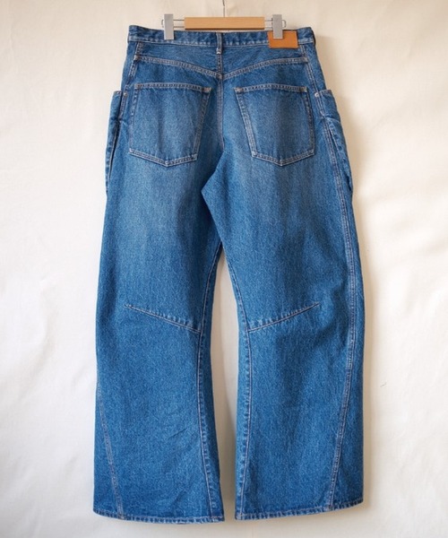KHOKI(コッキ)の「【KHOKI/コッキ】26fw-p-08 3D cutting denim pants(デニムパンツ・メンズ・インディゴブルー/ブラック・1/3/2)」の6枚目の写真