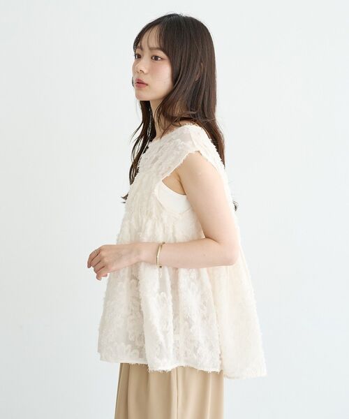 earth music&ecology(アースミュージックアンドエコロジー)の「ヒゲジャガードノースリーブブラウス(シャツ/ブラウス・レディース・ブラウン/ブラック/アイボリー・FREE)」の14枚目の写真