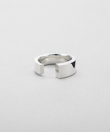 シルバー フラットオープンリング