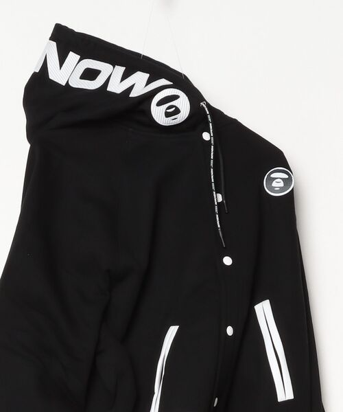AAPE BY A BATHING APE(エーエイプバイアベイシングエイプ)の「AAPE NOW BUTTON SWEAT HOODIE(パーカー・メンズ・ブルー/ブラック・SMALL/MEDIUM/LARGE/X-LARGE)」の11枚目の写真