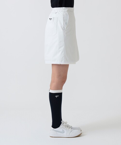 BEAMS GOLF(ビームスゴルフ)の「PURPLE LABEL / スフィダンテ 撥水 巻きスカート(スカート・レディース・ネイビー/ホワイト・ONE SIZE)」の9枚目の写真