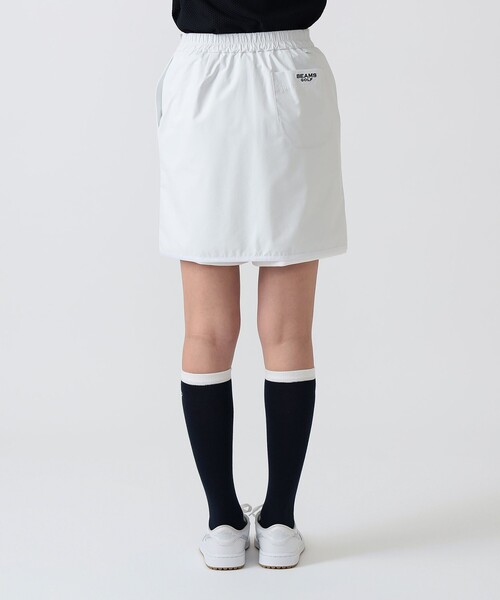 BEAMS GOLF(ビームスゴルフ)の「PURPLE LABEL / スフィダンテ 撥水 巻きスカート(スカート・レディース・ネイビー/ホワイト・ONE SIZE)」の10枚目の写真
