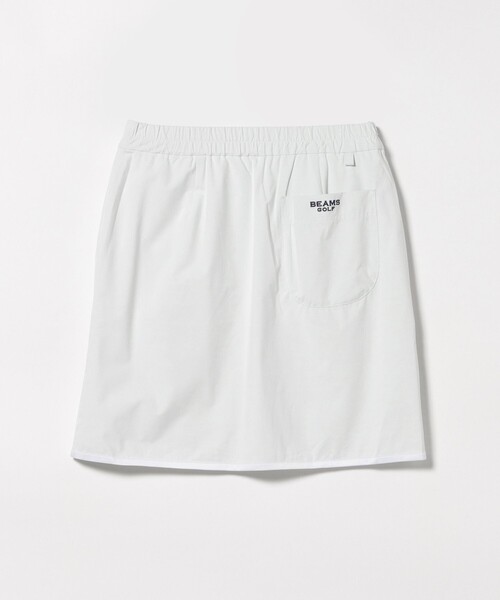 BEAMS GOLF(ビームスゴルフ)の「PURPLE LABEL / スフィダンテ 撥水 巻きスカート(スカート・レディース・ネイビー/ホワイト・ONE SIZE)」の20枚目の写真