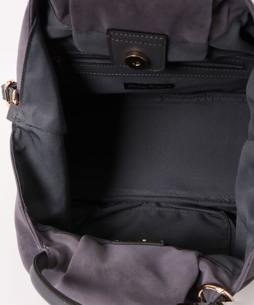 Qu'est-ce Que Le “Design”?（ケスクルデザイン）の「【Qu’est-ce Que Le “Design”?/ケスクルデザイン】 リングハンドルバッグ（ボストンバッグ・レディース・ブルー/グレー/グレイッシュベージュ・FREE）」の4枚目の写真