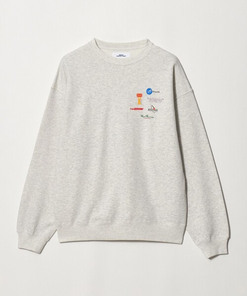 NICE WEATHER(ナイスウェザー)の「<NICE WEATHER>アソートロゴ スウェット プルオーバー(スウェット・メンズ・モカ/ライトグレー/ダークグレー・M/S/L)」の2枚目の写真