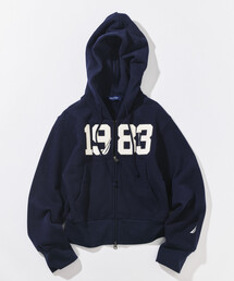 NAUTICA/ノーティカ 1983 WAPPEN ZIP HOODIE/1983 ワッペンジップフーディー