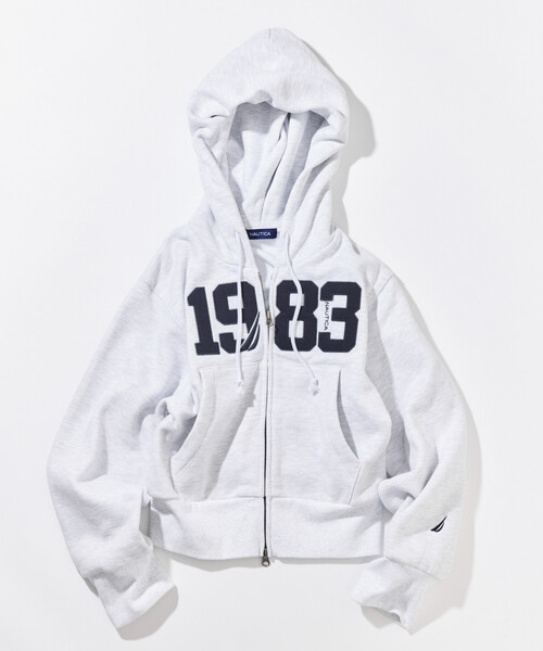 NAUTICA/ノーティカ 1983 WAPPEN ZIP HOODIE/1983 ワッペンジップ
