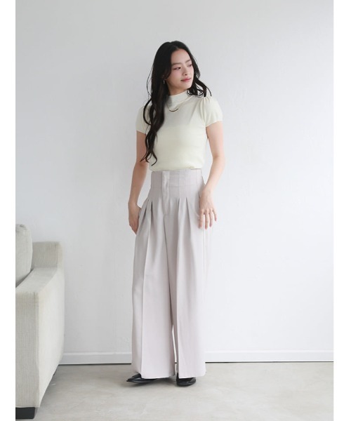 fifth(フィフス)の「ハイネックパフスリーブニット(ニット/セーター・レディース・アイボリー/ブラック・M)」の18枚目の写真