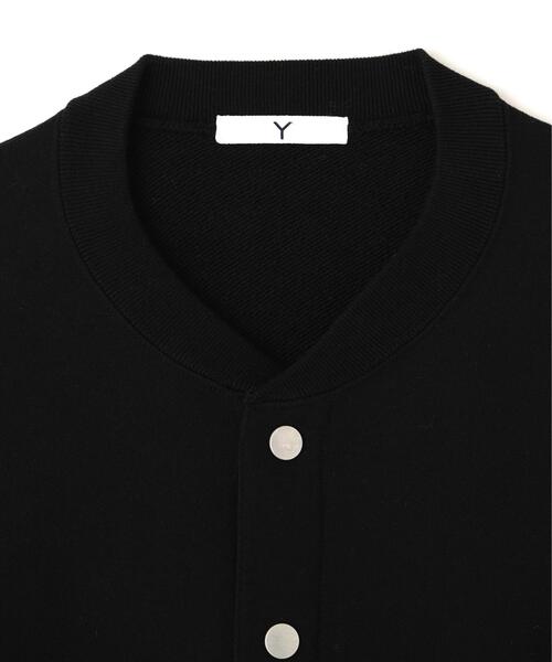 Y（ワイ）の「Ｙ /  [UNISEX] ORGANIC COTTON HEAVY WEIGHT FLEECE SNAP CARDIGAN（カーディガン/ボレロ・メンズ・ブラック/ネイビー・MEDIUM/LARGE）」の6枚目の写真