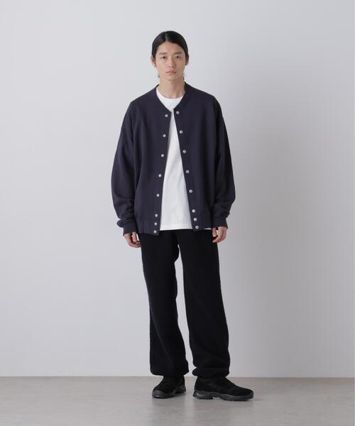 Y（ワイ）の「Ｙ /  [UNISEX] ORGANIC COTTON HEAVY WEIGHT FLEECE SNAP CARDIGAN（カーディガン/ボレロ・メンズ・ブラック/ネイビー・MEDIUM/LARGE）」の11枚目の写真