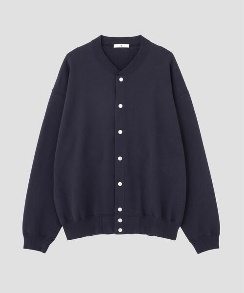Y（ワイ）の「Ｙ /  [UNISEX] ORGANIC COTTON HEAVY WEIGHT FLEECE SNAP CARDIGAN（カーディガン/ボレロ・メンズ・ブラック/ネイビー・MEDIUM/LARGE）」の15枚目の写真