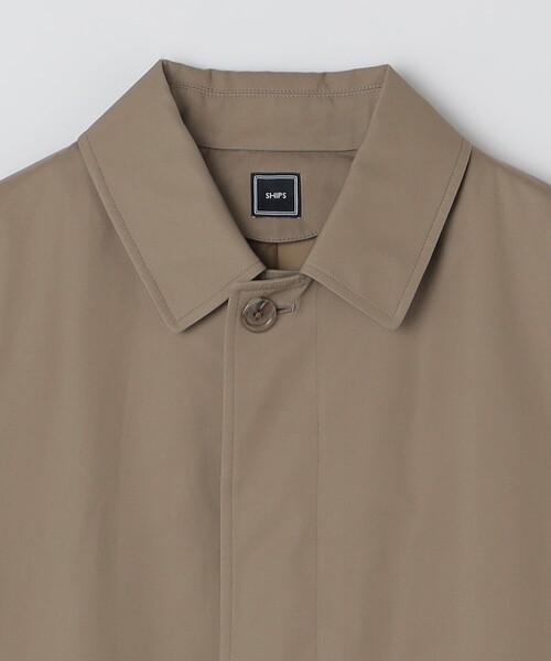 SHIPS(シップス)の「〈撥水加工〉シンサレート ライナー付き VENTILE(R) コットン ステンカラー コート(ステンカラーコート・メンズ・ベージュ/オリーブ/ネイビー/ブラック・SMALL/X-LARGE/MEDIUM/LARGE)」の6枚目の写真