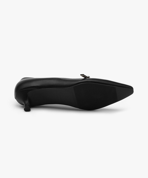 SAPPUN（サプン）の「Movina(モヴィナ)フロントストラップスクエアパンプス(220-65203)SAPPUN(サプン)（パンプス・レディース・ブラック/ダークベージュ・22.5/23/23.5/24/24.5）」の9枚目の写真