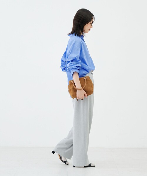 NOLLEY’S(ノーリーズ)の「【BECシリーズ】ウォッシャブル襟フリルブラウス(シャツ/ブラウス・レディース・ブルー系その他/ピンク系その他・38/36)」の8枚目の写真