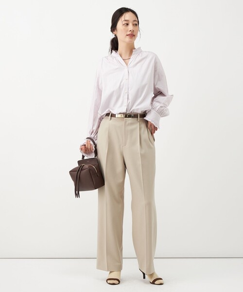 NOLLEY’S(ノーリーズ)の「【BECシリーズ】ウォッシャブル襟フリルブラウス(シャツ/ブラウス・レディース・ブルー系その他/ピンク系その他・38/36)」の14枚目の写真