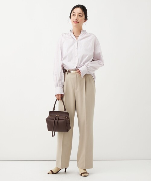 NOLLEY’S(ノーリーズ)の「【BECシリーズ】ウォッシャブル襟フリルブラウス(シャツ/ブラウス・レディース・ブルー系その他/ピンク系その他・38/36)」の19枚目の写真