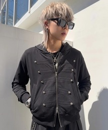 A'GEM/9 × .kom『A'gem/エージェム』NAPOLEON ZIP-UP HOODIE/ナポレオンジップアップパーカー