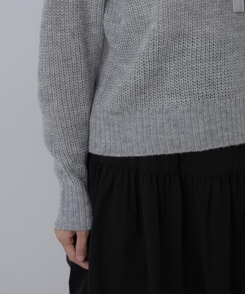 N.（N. Natural Beauty Basic）（エヌエヌナチュラルビューティーベーシック）の「リボントリムニット（ニット/セーター・レディース・ホワイト系その他/グレー系その他/ブラウン系その他・FREE）」の19枚目の写真