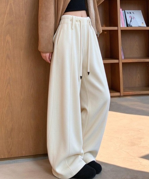 semplice(センプリチェ)の「パンツ(その他パンツ・レディース・オフホワイト/ブラック/グレー/ブラウン・F)」の12枚目の写真