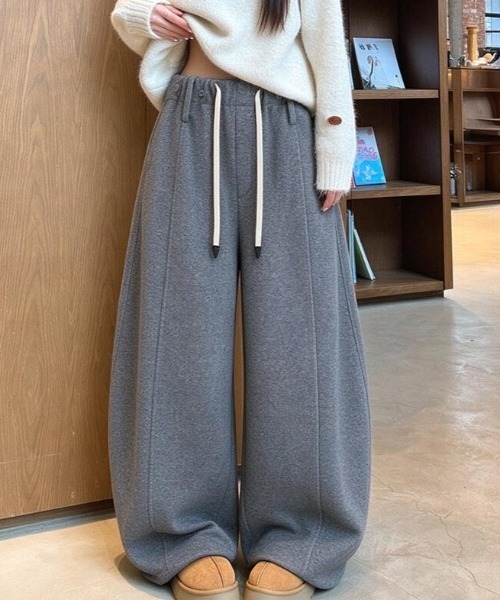 semplice(センプリチェ)の「パンツ(その他パンツ・レディース・オフホワイト/ブラック/グレー/ブラウン・F)」の8枚目の写真