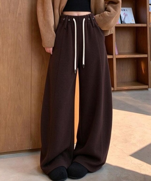 semplice(センプリチェ)の「パンツ(その他パンツ・レディース・オフホワイト/ブラック/グレー/ブラウン・F)」の9枚目の写真