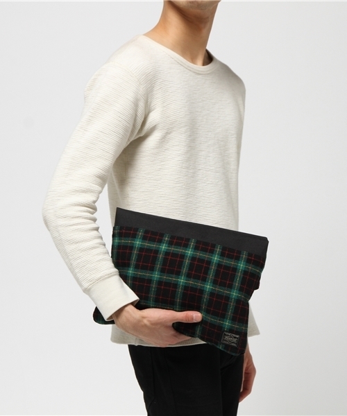 HEAD PORTER（ヘッドポーター）の「LESSON/3WAY BAG（ショルダーバッグ・メンズ・グリーン/オレンジ/ブルー・FREE）」の10枚目の写真