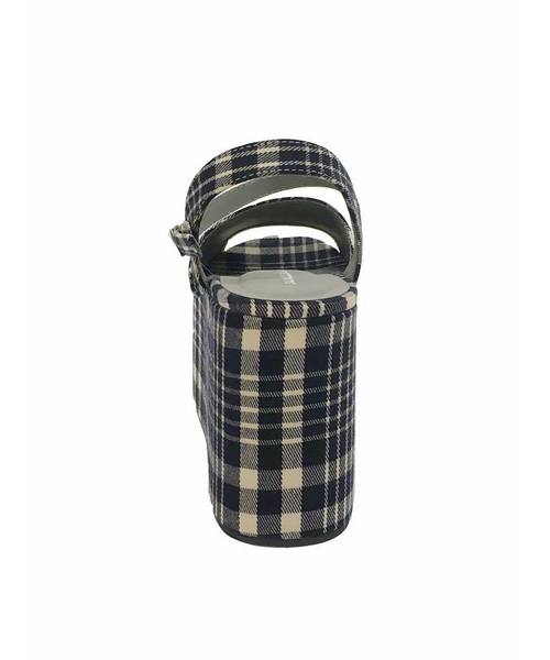 dazzlin（ダズリン）の「ﾁｪｯｸｻﾝﾀﾞﾙ（サンダル・レディース・ブラック/グリーン/レッド・LARGE/MEDIUM/SMALL）」の5枚目の写真