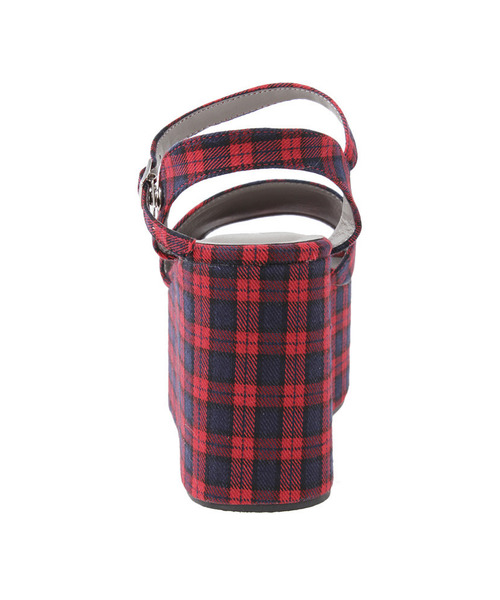 dazzlin（ダズリン）の「ﾁｪｯｸｻﾝﾀﾞﾙ（サンダル・レディース・ブラック/グリーン/レッド・LARGE/MEDIUM/SMALL）」の14枚目の写真