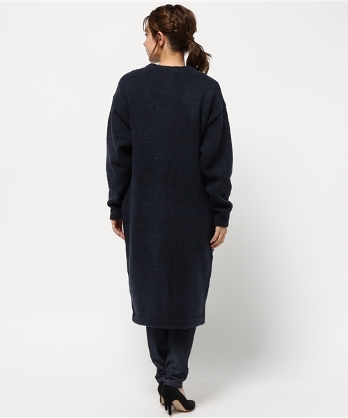 MOUSSY（マウジー）の「Warmth Knitting Gown（カーディガン/ボレロ・レディース・グレー系その他/ピンク系その他/ダークネイビー/ベージュ系その他・FREE）」の13枚目の写真