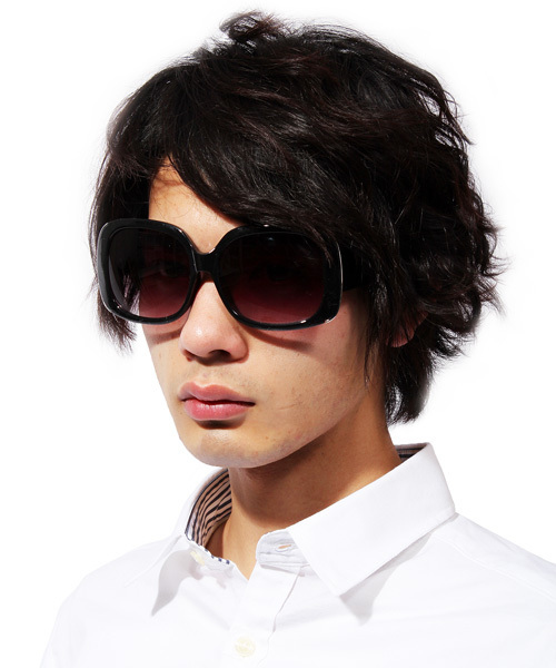 ８(eight)（エイト）の「ビッグフレーム サングラス（サングラス・メンズ・ブラウン/ホワイト/ブラック・FREE）」の4枚目の写真