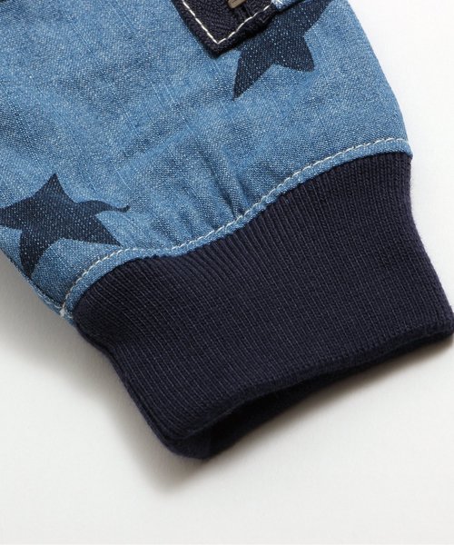 BREEZE（ブリーズ）の「MA-1風ブルゾン（MA-1・キッズ・ブルー/カモフラージュ・90/80/140/110/130/100/120/95）」の11枚目の写真