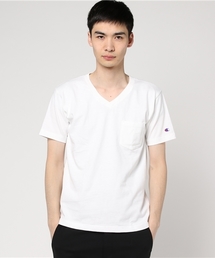 Champion | ポケット付きＶネックＴシャツ(Tシャツ/カットソー)