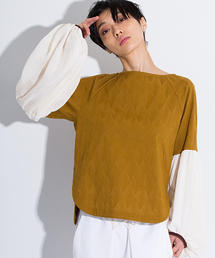 STUDIOUS | コンビネーションボリュームスリーブブラウス(シャツ/ブラウス)