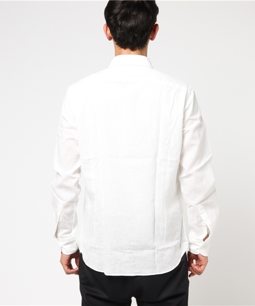 ORIAN(オリアン)の「ORIAN コットンリネン シャツ(シャツ/ブラウス・メンズ・ネイビー/ホワイト/ブルー・SMALL/MEDIUM/LARGE)」の4枚目の写真
