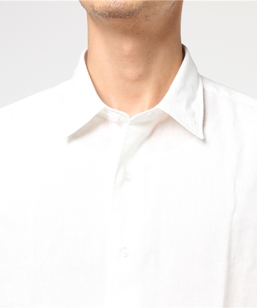 ORIAN(オリアン)の「ORIAN コットンリネン シャツ(シャツ/ブラウス・メンズ・ネイビー/ホワイト/ブルー・SMALL/MEDIUM/LARGE)」の5枚目の写真