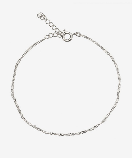 BLOOM（ブルーム）の「シルバー スクリューチェーン ブレスレット BLOOM/ブルーム（ブレスレット・レディース・ホワイト・17cm）」の10枚目の写真