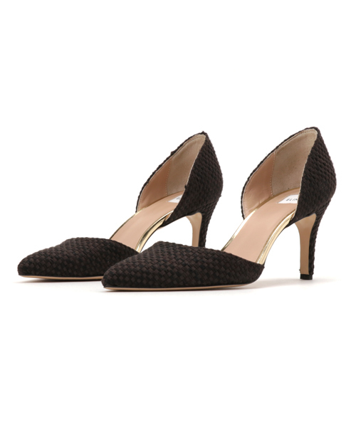 STUDIOUS SELECT（ステュディオスセレクト）の「【ELIN】Basket pointed Separate（パンプス・レディース・ダークブラウン/ライトグレー・MEDIUM/SMALL）」の2枚目の写真