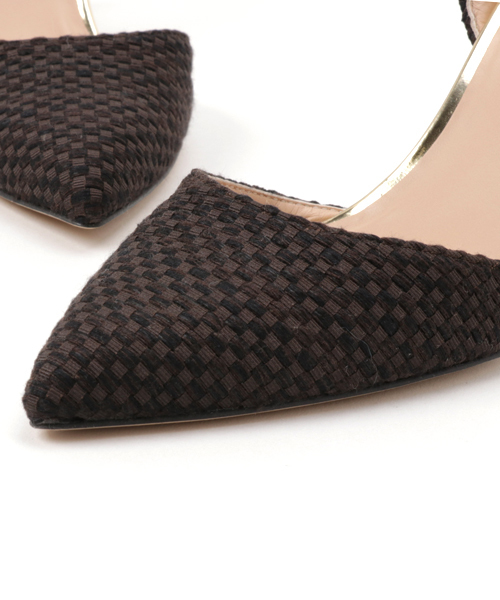 STUDIOUS SELECT（ステュディオスセレクト）の「【ELIN】Basket pointed Separate（パンプス・レディース・ダークブラウン/ライトグレー・MEDIUM/SMALL）」の8枚目の写真