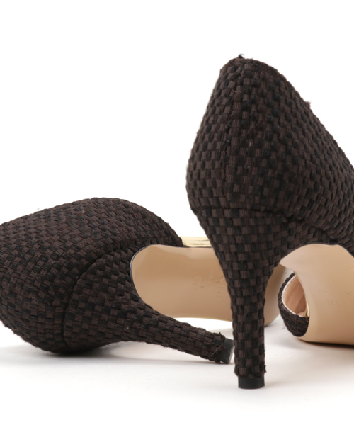 STUDIOUS SELECT（ステュディオスセレクト）の「【ELIN】Basket pointed Separate（パンプス・レディース・ダークブラウン/ライトグレー・MEDIUM/SMALL）」の3枚目の写真