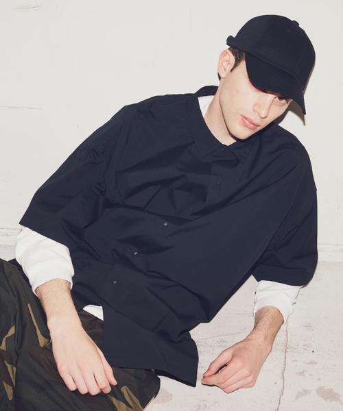 MONKEY TIME(モンキータイム)の「<monkey time> BROAD SNAP SHIRT/シャツ ◆(シャツ/ブラウス・メンズ・ホワイト/ブラック・X-LARGE/SMALL/MEDIUM/LARGE)」の1枚目の写真