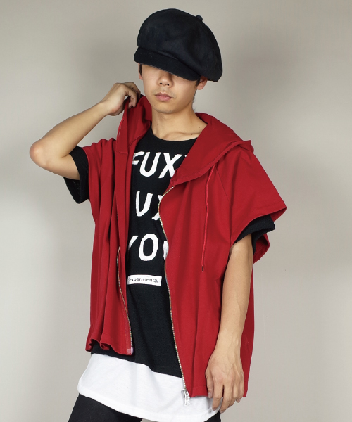 rovtski（ロフトスキー）の「rovtski 【トレンドのビッグシルエット】フェイクレイヤープリントＴシャツ半袖/4C17040404（Tシャツ/カットソー・メンズ・ホワイト系その他2/ブラック系その他/ホワイト系その他/ブラック系その他2・LARGE/MEDIUM）」の14枚目の写真