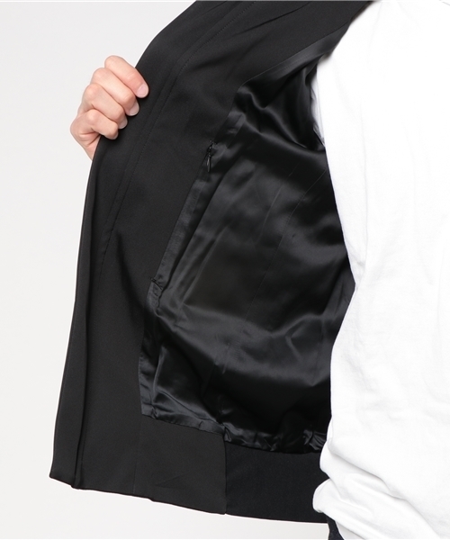 KAZUYUKI KUMAGAI ATTACHMENT（カズユキクマガイアタッチメント）の「【KAZUYUKI KUMAGAI】ストレッチギャバMA-1（MA-1・メンズ・バーガンディー/ブラック/カーキ・1/2）」の7枚目の写真