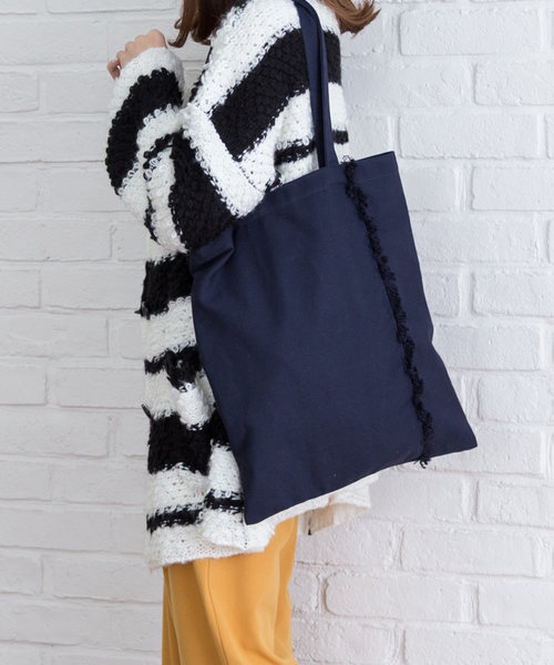 夢展望（ユメテンボウ）の「３ｗａｙメタルリングトートバッグ（トートバッグ・レディース・ライトブラック/ネイビー/ホワイト系その他/ブルー系その他/アイボリー/ライトブルー/ブラック系その他/グレー系その他/イエロー系その他・FREE）」の18枚目の写真