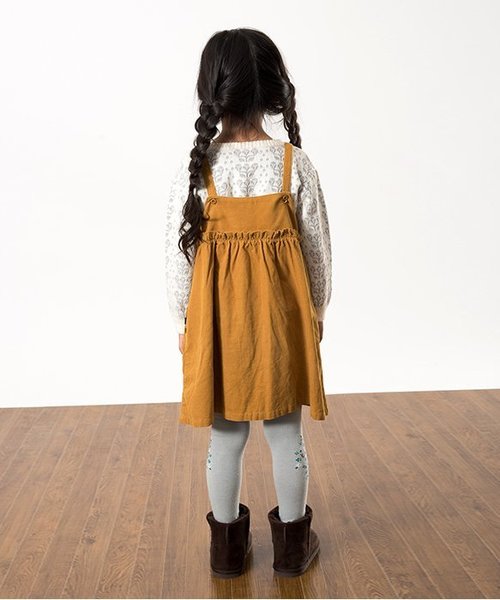 Seraph（セラフ）の「パッケージ入り花柄ニットレギンス（レギンス/スパッツ・キッズ・ライトグレー/ネイビー/アイボリー/キャメル・100/110/120/140/90）」の19枚目の写真