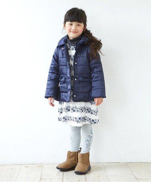 Seraph（セラフ）の「パッケージ入り花柄ニットレギンス（レギンス/スパッツ・キッズ・ライトグレー/ネイビー/アイボリー/キャメル・100/110/120/140/90）」の18枚目の写真