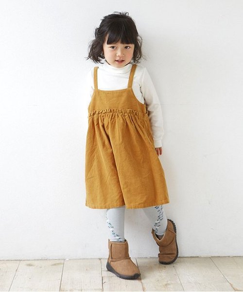 Seraph（セラフ）の「パッケージ入り花柄ニットレギンス（レギンス/スパッツ・キッズ・ライトグレー/ネイビー/アイボリー/キャメル・100/110/120/140/90）」の17枚目の写真