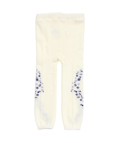 Seraph（セラフ）の「パッケージ入り花柄ニットレギンス（レギンス/スパッツ・キッズ・ライトグレー/ネイビー/アイボリー/キャメル・100/110/120/140/90）」の12枚目の写真